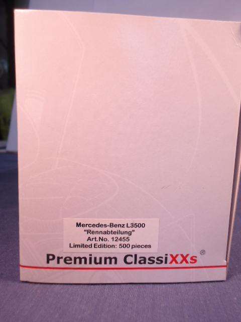 PremiumX - Mercedes Truck with Mercedes Racing Car - Ltd Edt - 1/500 - #12455
