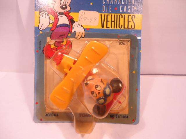 TOMY - Croner Toys - Lot of 4  Disney Caracter Die-Cast Vehichles