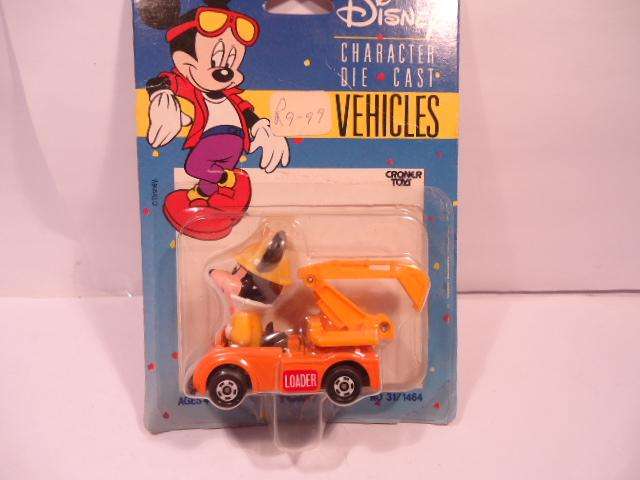 TOMY - Croner Toys - Lot of 4  Disney Caracter Die-Cast Vehichles