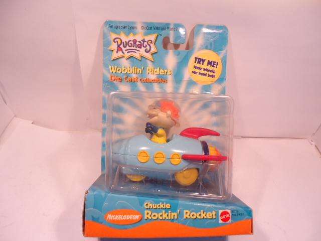 Mattel -  Full Set of 3 models - Rugrats - Wobblin Riders - Diecast Collectibles