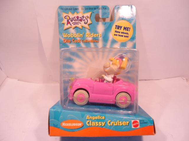 Mattel -  Full Set of 3 models - Rugrats - Wobblin Riders - Diecast Collectibles