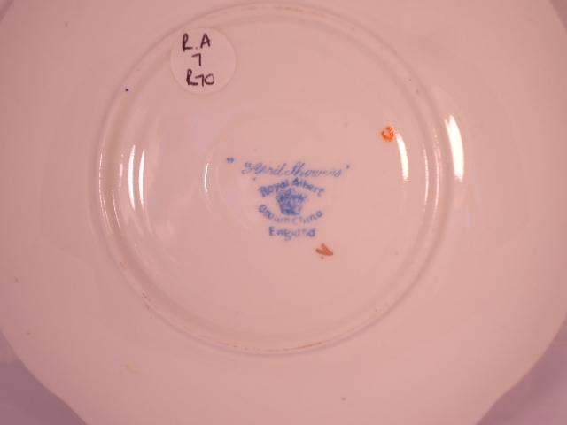 Royal Albert Bone China - 'Blue April Showers' - Single Saucer with Stand