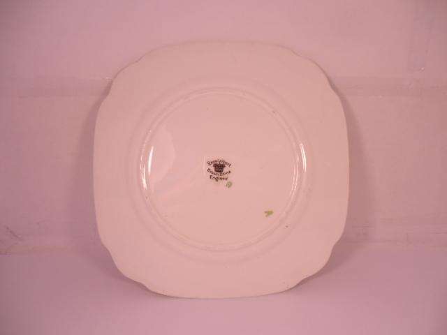 Royal Albert Bone China - 'Prudence' - Single Square Side Plate with Stand