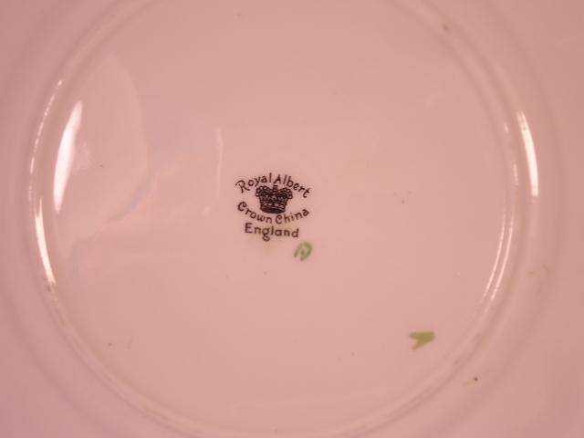 Royal Albert Bone China - 'Prudence' - Single Square Side Plate with Stand