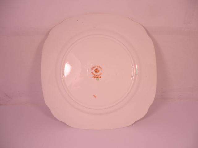 Royal Albert Bone China - 'Poppies' - Single Square Side Plate with Stand