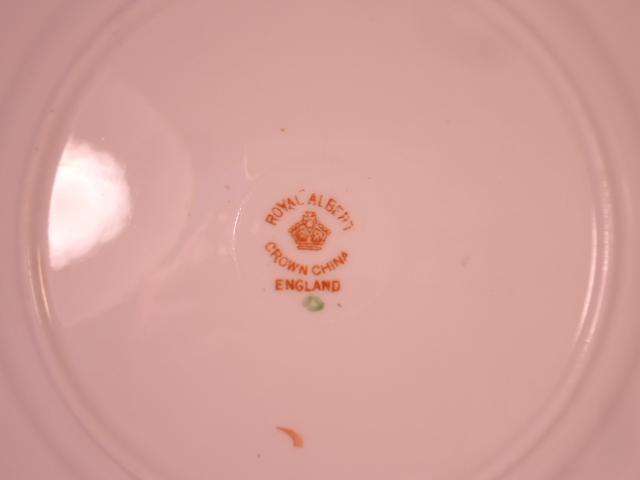 Royal Albert Bone China - 'Poppies' - Single Square Side Plate with Stand