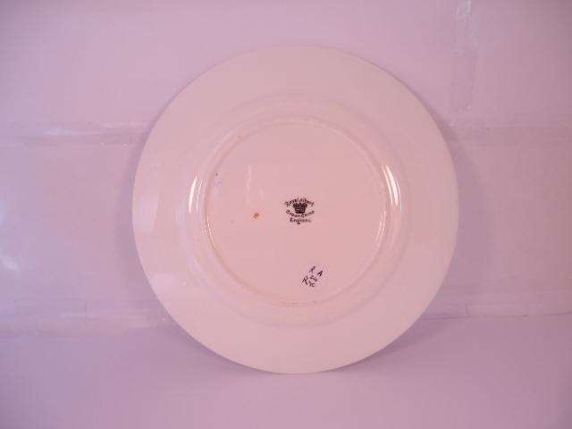 Royal Albert Bone China - 'Regina' - Single Round Cake Plate with Stand