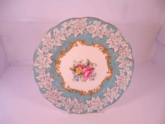 Royal Albert Bone China - 'Enhancement' - Single Round Cake Plate with Stand