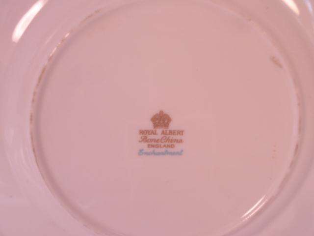 Royal Albert Bone China - 'Enhancement' - Single Round Cake Plate with Stand