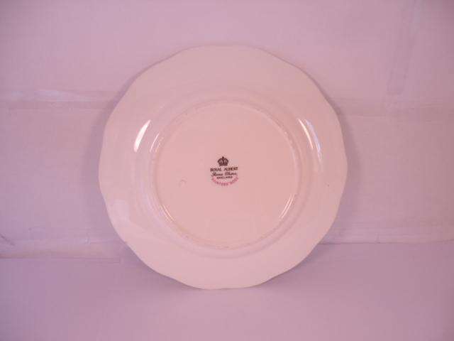 Royal Albert Bone China - 'Painters Rose' - Single Round Cake Plate with Stand