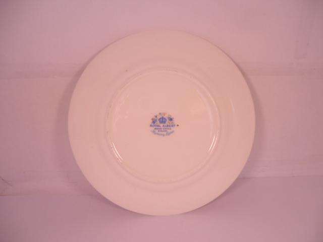 Royal Albert Bone China - 'Memory Lane' - Single Round Cake Plate with Stand