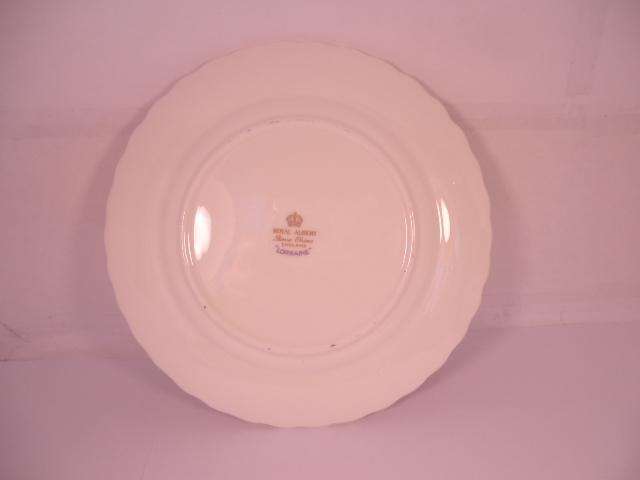 Royal Albert Bone China - 'Lorraine' - Single Round Cake Plate with Stand