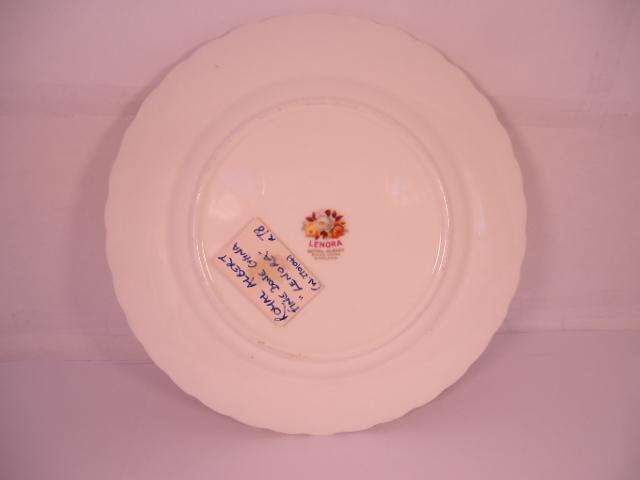 Royal Albert Bone China - 'Lenora' - Single Round Cake Plate with Stand