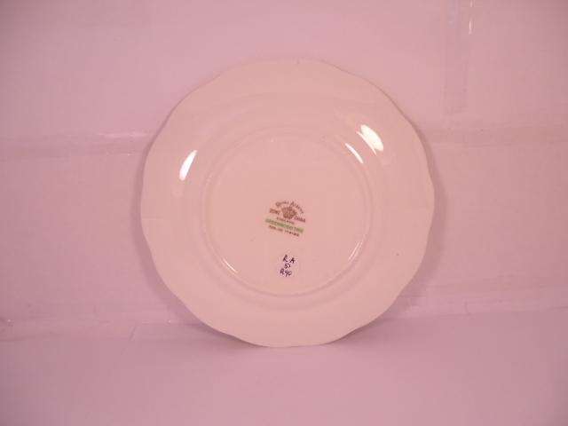 Royal Albert Bone China - 'Greenwood Tree' - Single Round Side/Cake Plate with Stand