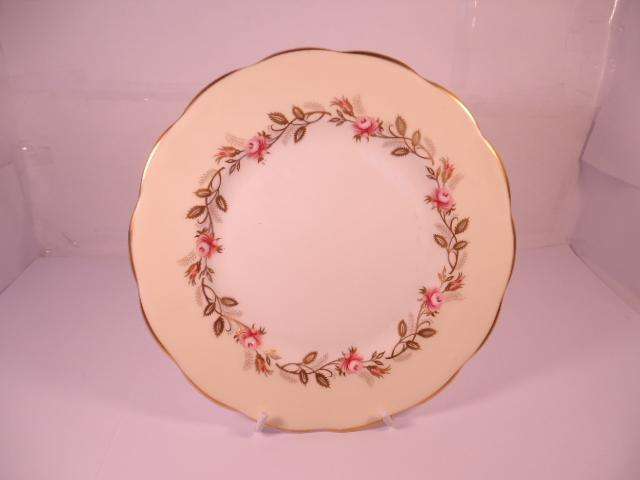 Royal Albert Bone China - 'Minuet' - Single Round Side/Cake Plate with Stand