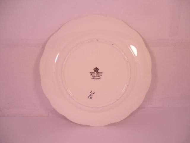 Royal Albert Bone China - 'Minuet' - Single Round Side/Cake Plate with Stand