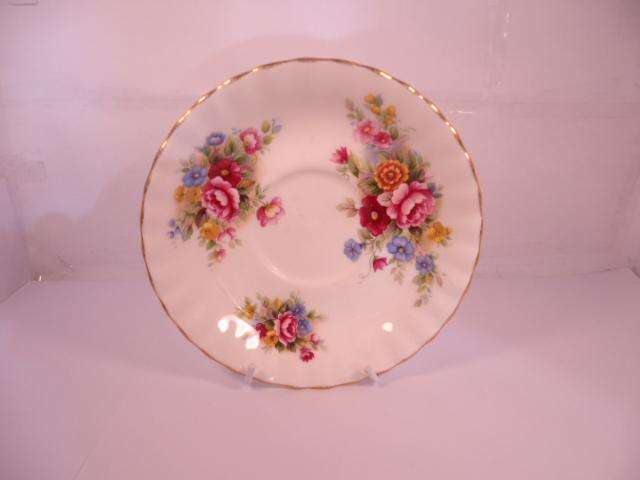 Royal Albert Bone China - 'Chelsea Garden' - Single Saucer with Stand