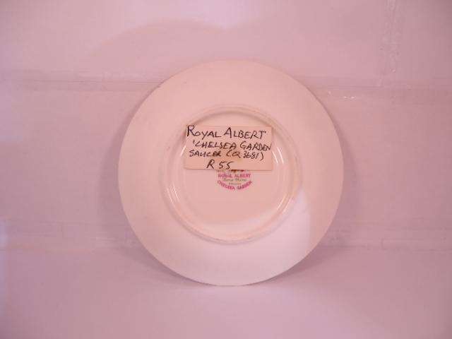 Royal Albert Bone China - 'Chelsea Garden' - Single Saucer with Stand