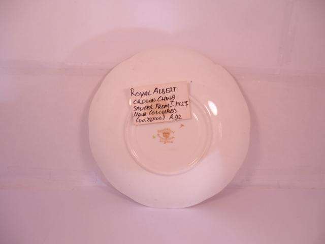 Royal Albert Bone China - 'Hampton Shape' - Single Saucer with Stand