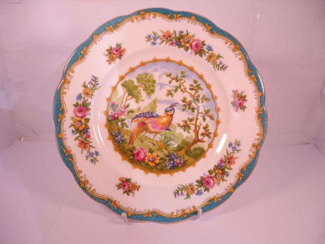 Royal Albert Bone China - 'Chelsea Bird' - Single Cake Plate with Stand