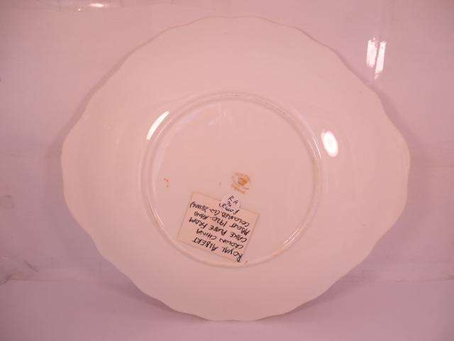 Royal Albert Bone China - 'Yellow Floral' - Single Cake Plate with Stand
