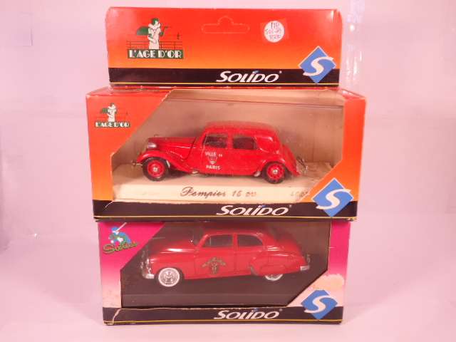 Solido - Lot of 2 Models - Fire Department