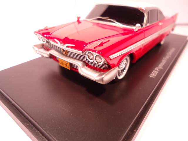 Auto World - 1958 Plymouth Fury Christine - Silver Screen - Shop Stock - #  AWRSS1110/06