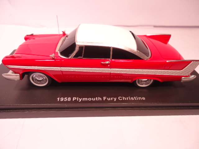 Auto World - 1958 Plymouth Fury Christine - Silver Screen - Shop Stock - #  AWRSS1110/06