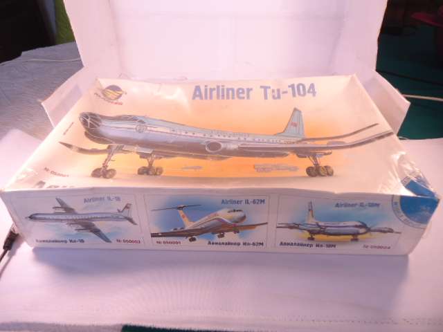 Alanger - Airliner Tu-104 - Plastic - Sealed - #50003