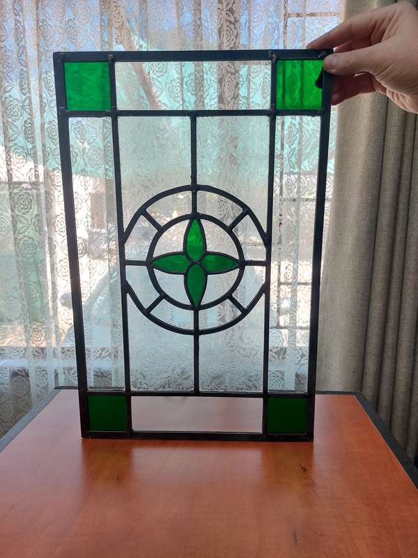 Small stained glass window - 302mm x 461mm