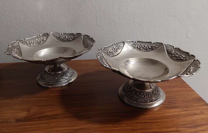 Set of 2 Compote dishes 18cm x 8cm