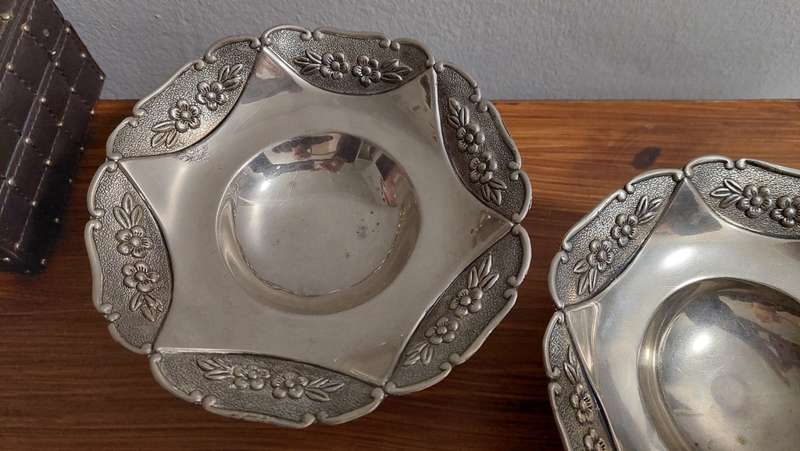Set of 2 Compote dishes 18cm x 8cm