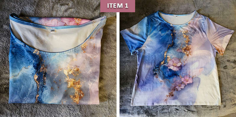 4 x Plus size Ladies T-shirt tops