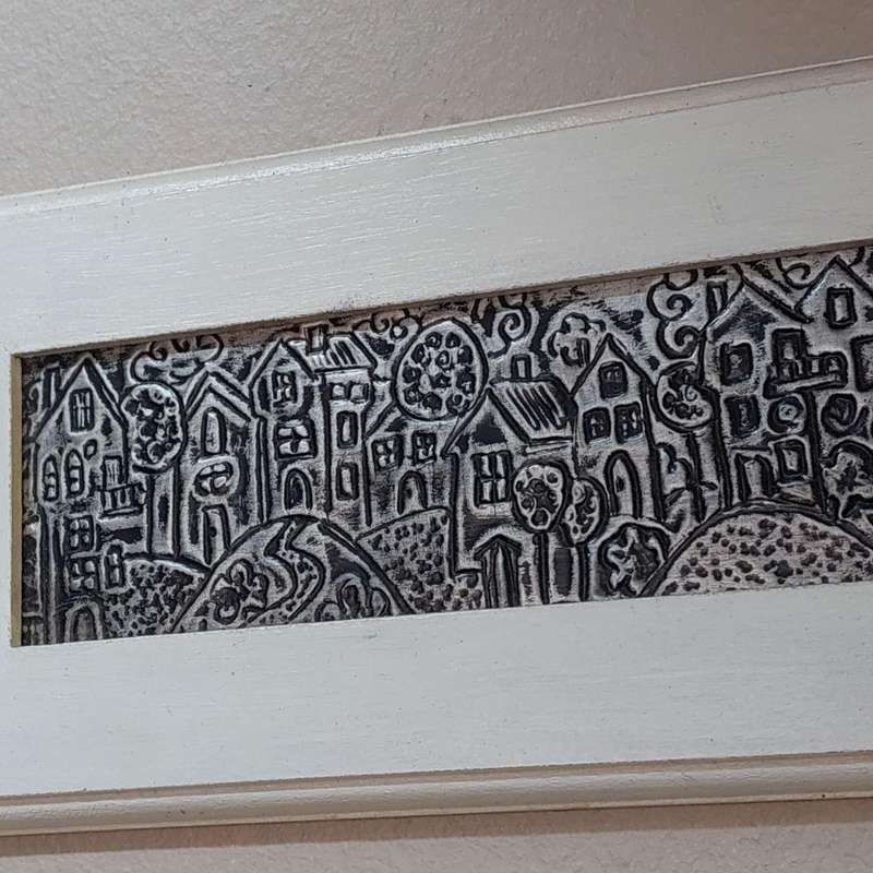 Pewter Artwork 21cm x 11cm