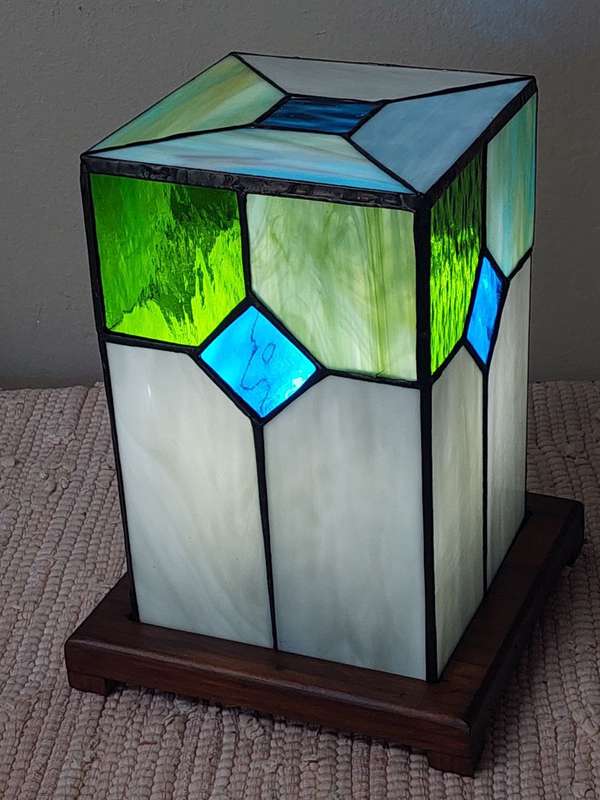 Stained Glass Lamp - 25cm wide