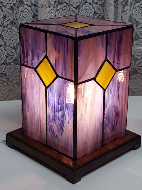 Stained Glass Lamp - 25cm wide