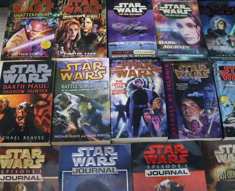 Star Wars Collection (18 Books- Collectors Dream) Bid for All!!!!!!