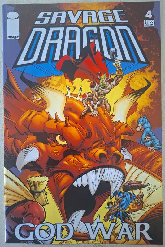 Savage Dragon God War #4 (2005)