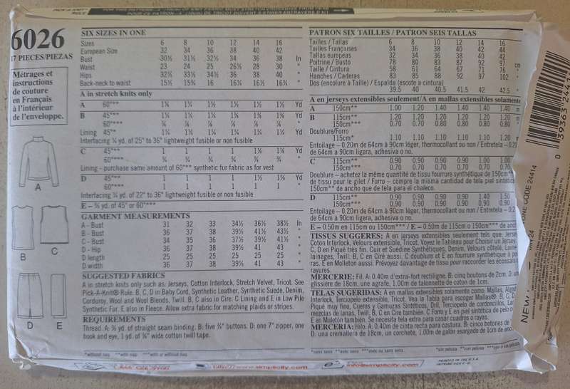 New Look Pattern #6026