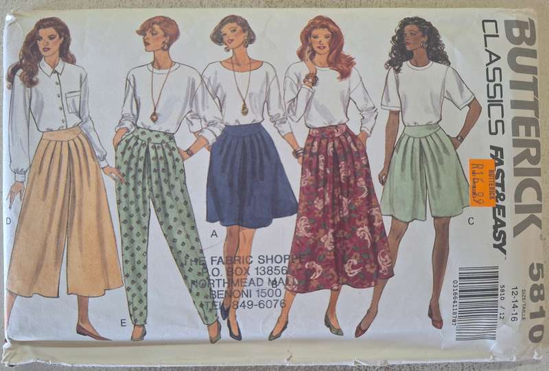 Butterick Pattern #5810