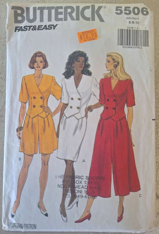 Butterick Pattern #5506