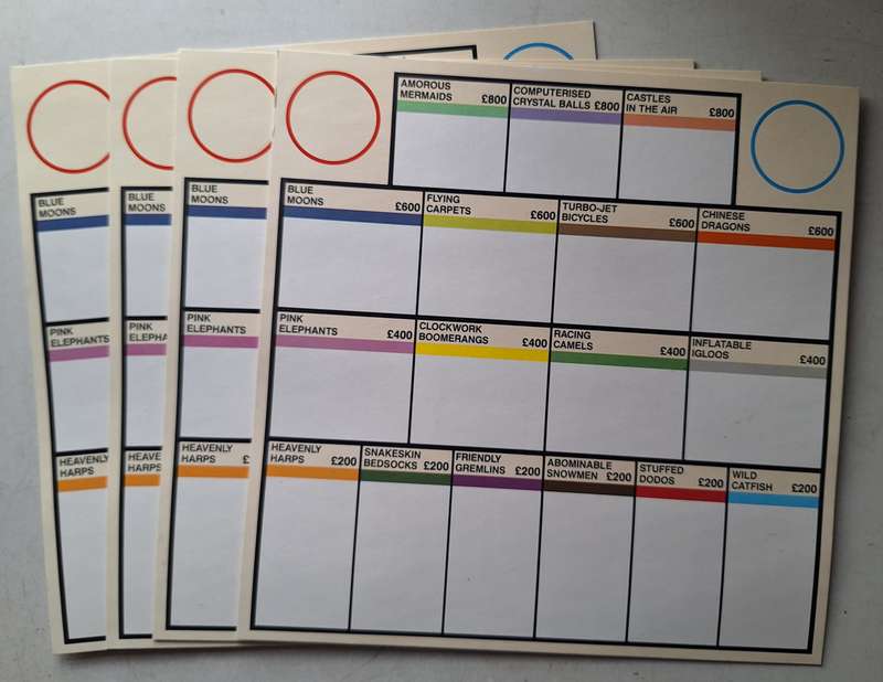 Petticoat lane board game