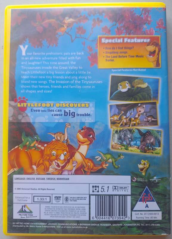 The land Before time XI: invasion of the Tinysauruses