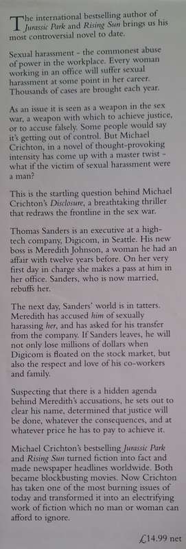 Disclosure by Michael Crichton