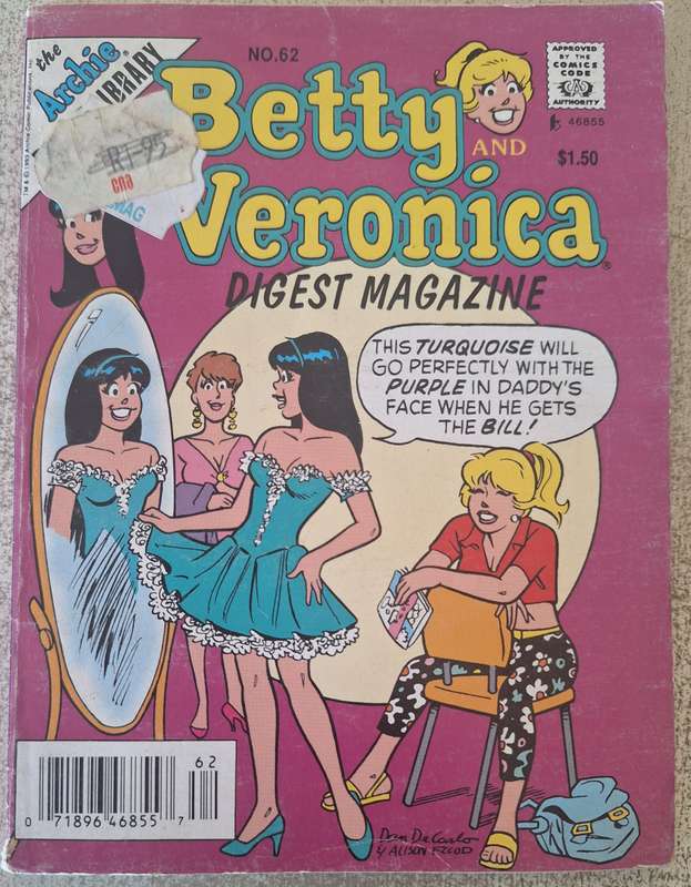 Betty and Veronica digest magazine #62 (1993)
