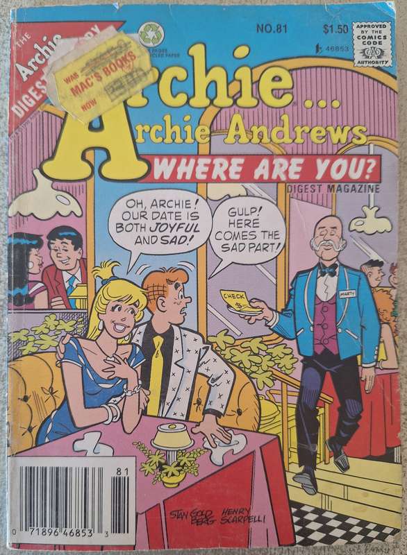 Archie Andrews where are you #81 (1992)