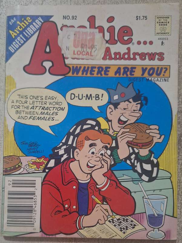 Archie Andrews where are you #92 (1994)