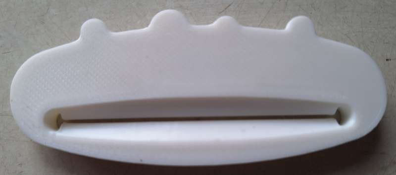 Hippo Toothpaste squeezer (White)