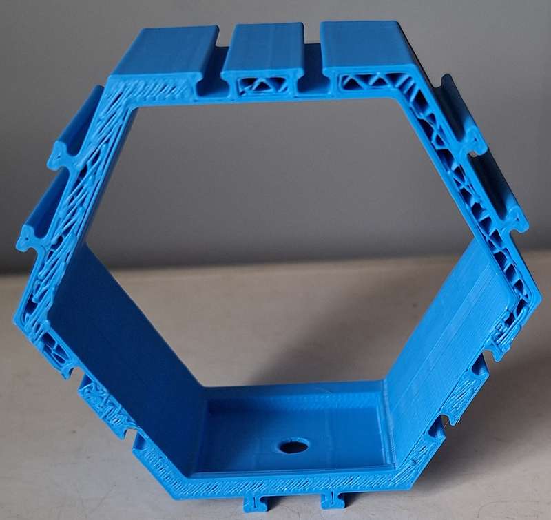 1 piece Hexagon Lego figure display