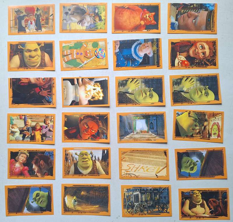 Shrek Panini sticker (75 stickers)